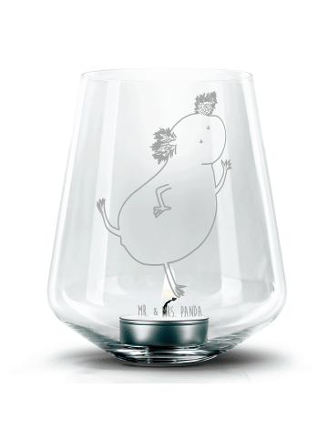 Mr. & Mrs. Panda Teelichthalter Axolotl Tanzen ohne Spruch in Transparent