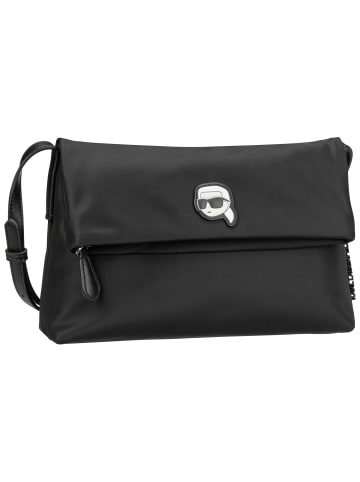 Karl Lagerfeld Bodybag K/Ikonik 2.0 Nylon Fold CB in Black