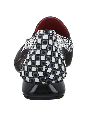 SIMEN Slipper in schwarz/rot