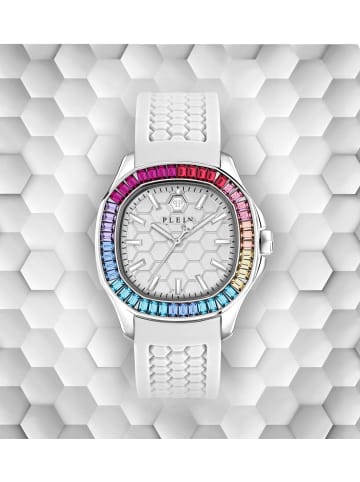 Philipp Plein Philipp Plein Damenuhr Spectre Lady Rainbow in weiß