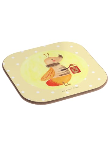 Mr. & Mrs. Panda gläseruntersetzer Glühwürmchen ohne Spruch in Gelb Pastell