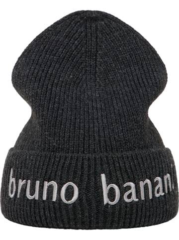 Bruno Banani Strickmütze COMBS in Anthrazit / Melange