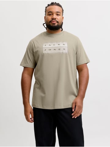 JACK & JONES PLUS T-shirt in Vetiver