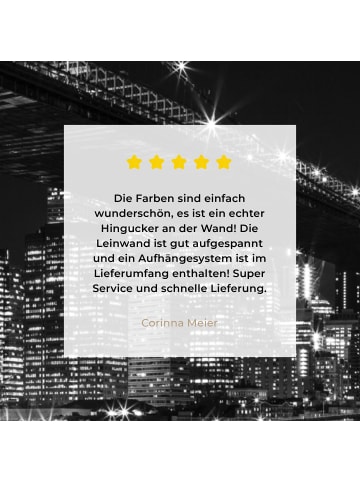 MuchoWow Leinwand bilder Brooklyn Bridge (BxH)