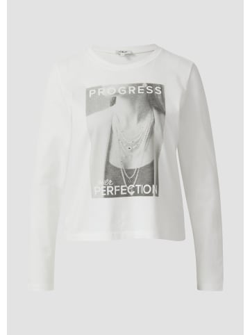 s.Oliver T-Shirt in 01D0_weiß
