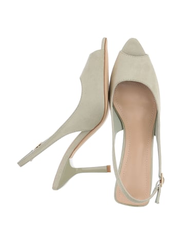 Ital-Design High Heel Peeptoe in Hellgrün