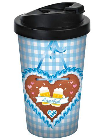 Geda Labels Coffee to go Becher Oktoberfest Lausbub in Blau - 400 ml