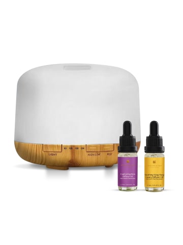 Dr Botanicals Aromatherapie-Set mit betörendem Rosen- und Ylang-Ylang-Diffusor