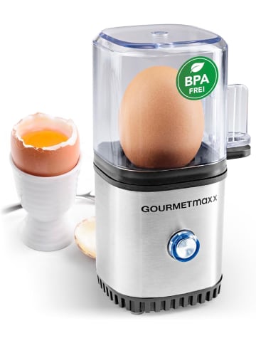 Gourmet Maxx Design Eierkocher für 1 Ei 3 Härtegrade