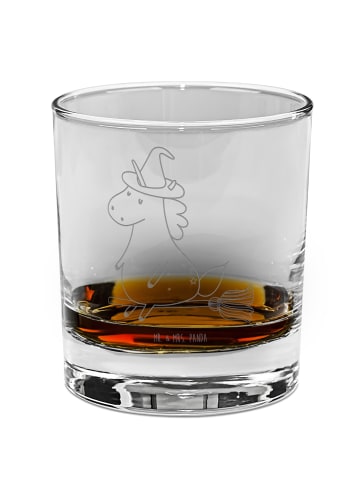 Mr. & Mrs. Panda Whiskeyglas Einhorn Hexe ohne Spruch in Transparent
