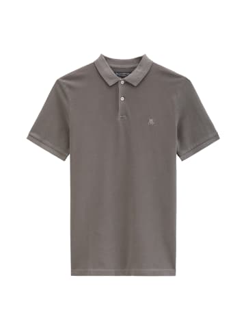 Marc O'Polo Poloshirt Piqué shaped  garment-dyed in Dark Nickle