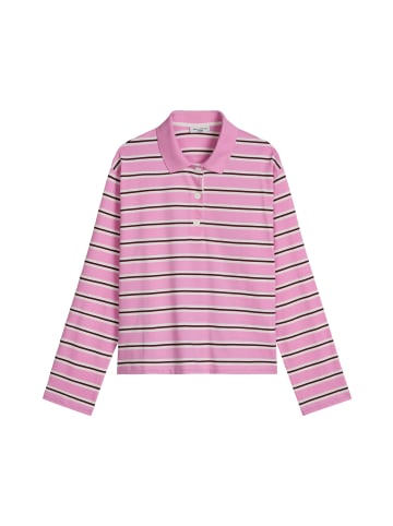 Marc O'Polo DENIM Langarm-Poloshirt relaxed in Light Pink