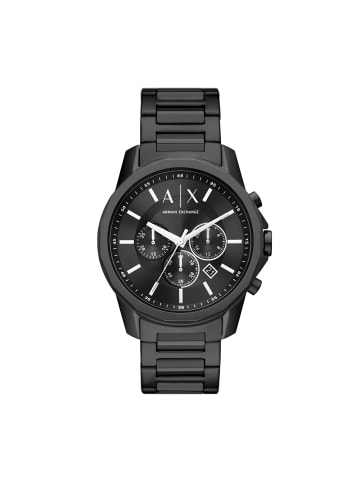 Armani Exchange Uhr The Black Chronograph in schwarz