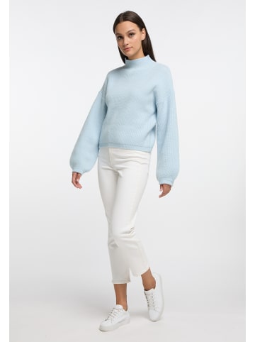 RISA Strick Pullover in hellblau