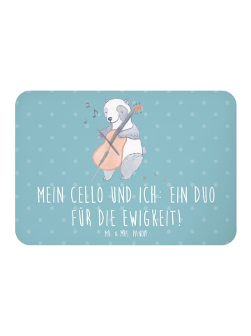 Mr. & Mrs. Panda Magnet Zeichenllo Duo mit Spruch in Meeresbrise