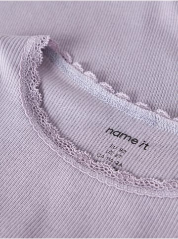 name it Langarmshirt in lavender gray