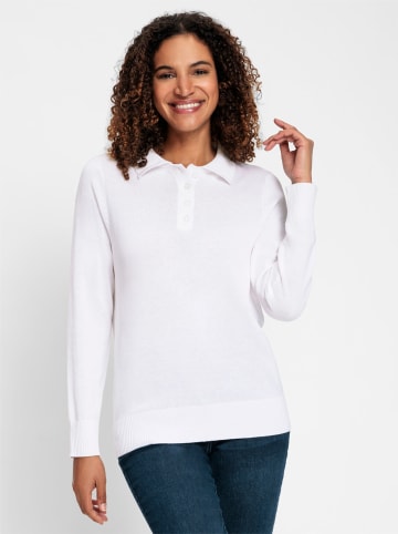 WITT WEIDEN Polopullover in ecru
