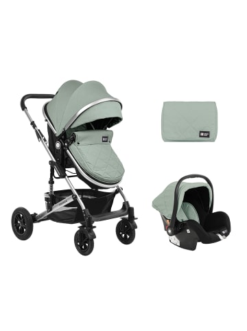 Kikkaboo Kinderwagen 3 in 1 Amaia in grün