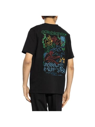 Casablanca Pentathlon T Shirt schwarz