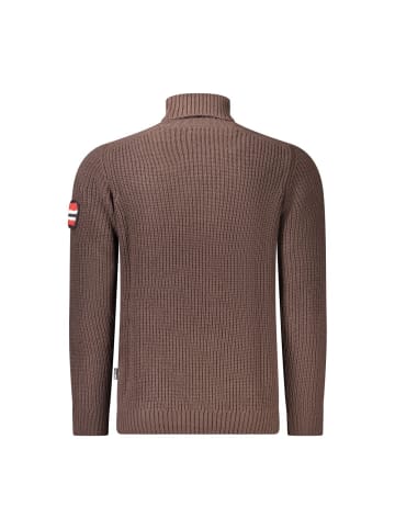 NORWAY 1963 Braun Acryl Herren Pullover