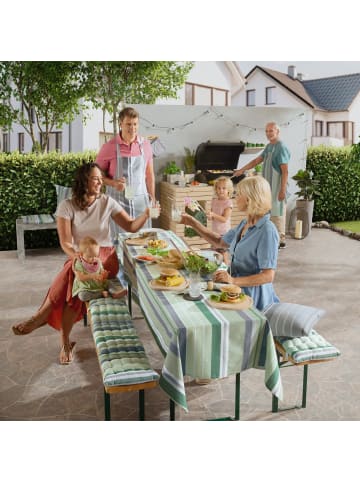 REDBEST Baumwolle, Gewebt Biertisch-Tischdecke in grün