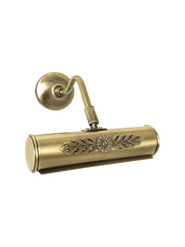 Licht-Erlebnisse Wandlampe (B)20 x (H)12 cm in Bronze hell glänzend