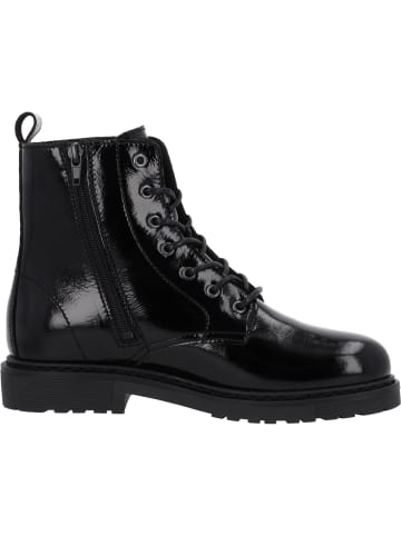 Palado Schnürstiefeletten Biak in Schwarz Lack/Schwarz