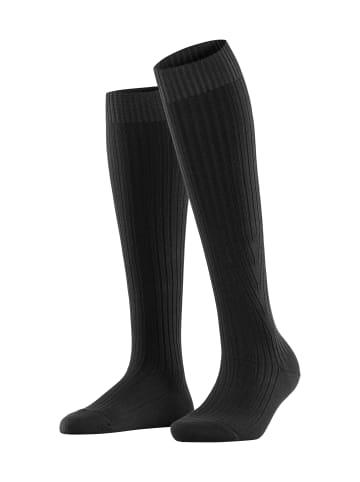 Falke Kniestrümpfe Cross Knit in Black