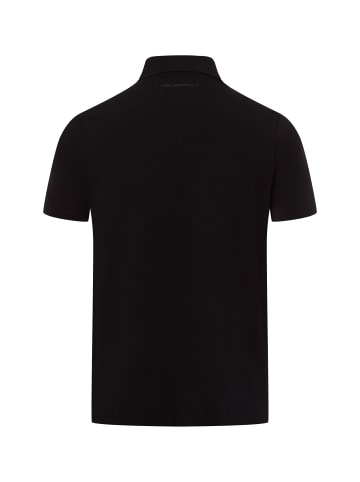 Karl Lagerfeld Poloshirt in schwarz