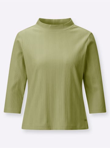 WITT WEIDEN Stehkragen-Shirt in lindgrün
