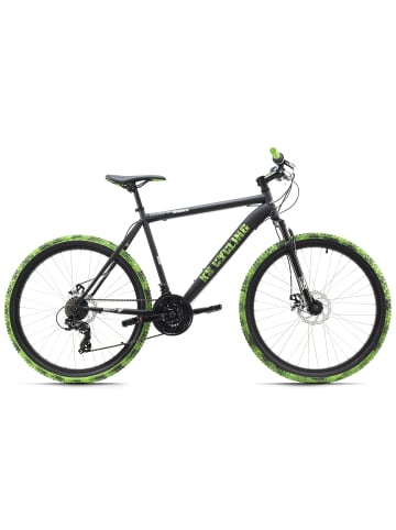 KS CYCLING Mountainbike Hardtail MTB 26'' Crusher in schwarz-grün