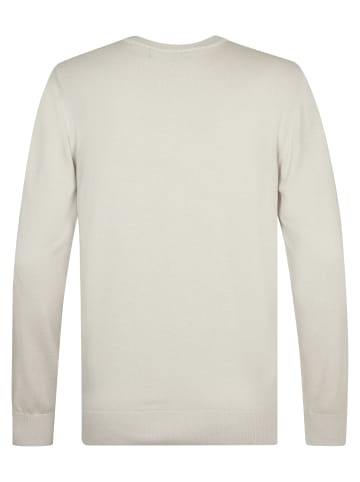 Petrol Industries Feinstrickpullover Steamboat in Weiß