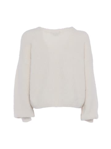 faina Pullover in WOLLWEISS