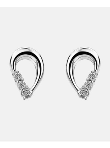 Diamant L'éternel Ohrringe aus 375 Weißgold mit Diamant