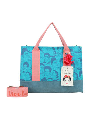 Fritzi aus Preußen Shopper Fritzi x Frida Kahlo in Türkis