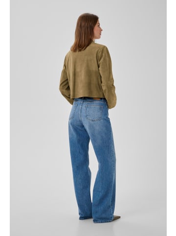 My Essential Wardrobe Lederjacke PetraMW Loose fit in Capers