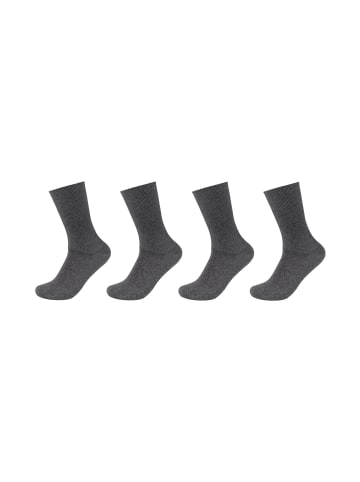 camano Diabetikersocken 4er Pack comfort in dunkelgrau melange