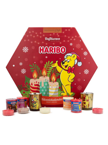 Haribo Haribo™ 24tlg. Adventskalender Duftkerzen in Bunt