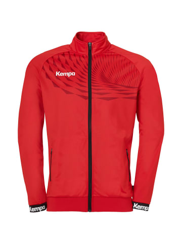 Kempa Trainingsjacke WAVE 26 POLY JACKE in rot/chilirot