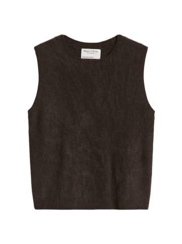 Marc O'Polo Kuscheliger Pullunder cropped in Burnt Coffee