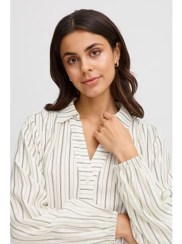 Fransa Langarm - Hemd FRARIANA Relaxed fit in Moonbeam AOP SO25 01G