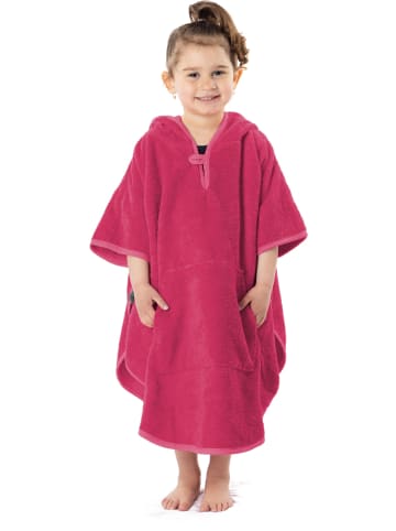 normani Badeponcho für Kinder (70 cm x 75 cm) in Pink