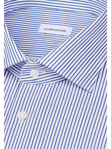 Seidensticker Business Hemd Slim in Mittelblau