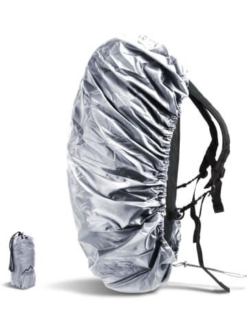 Normani Outdoor Sports Rucksack-Regenüberzug für 60-70 Liter Tapetum Lucidum in Silber