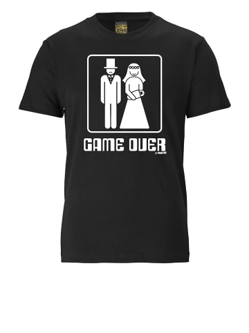 Logoshirt T-Shirt Game Over in schwarz