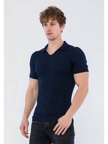 Felix Hardy Poloshirt Kurzarm in navy