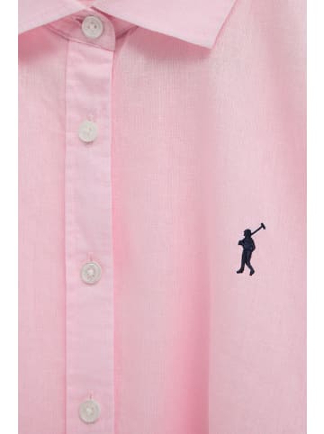 Polo Club Hemd RIGBY GO LOOSE COTTON LINEN W in Rosa