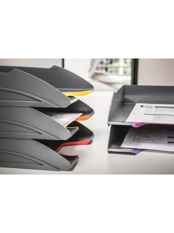 Durable Briefablagen Varicolor Tray Set Packung mit 5 Stück anthrazit