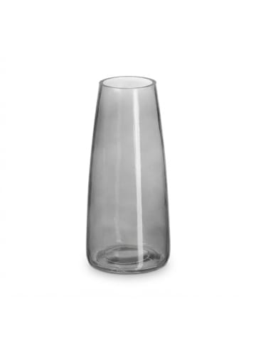 relaxdays Vase in Grau - (H)21,5 x Ø10 cm