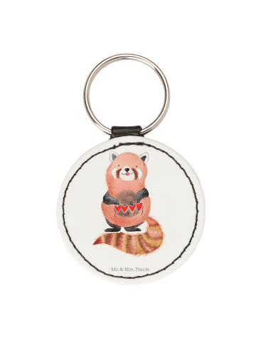 Mr. & Mrs. Panda Anhänger Roter Panda ohne Spruch in Weiß